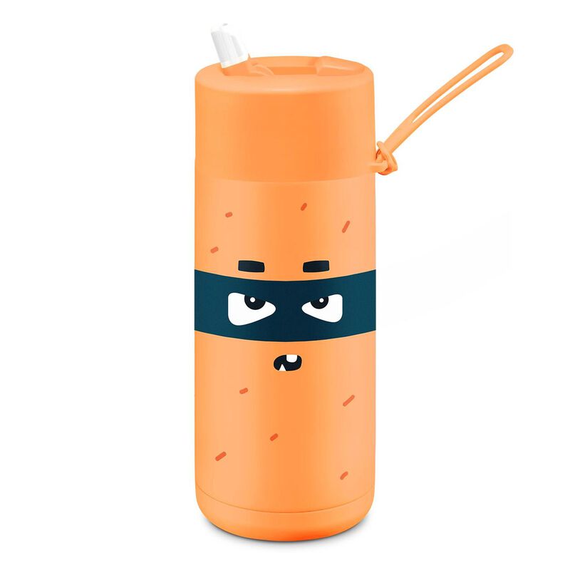 frank green franksters™ 16oz Ceramic Reusable Bottle - Neon Orange Robin image number 0
